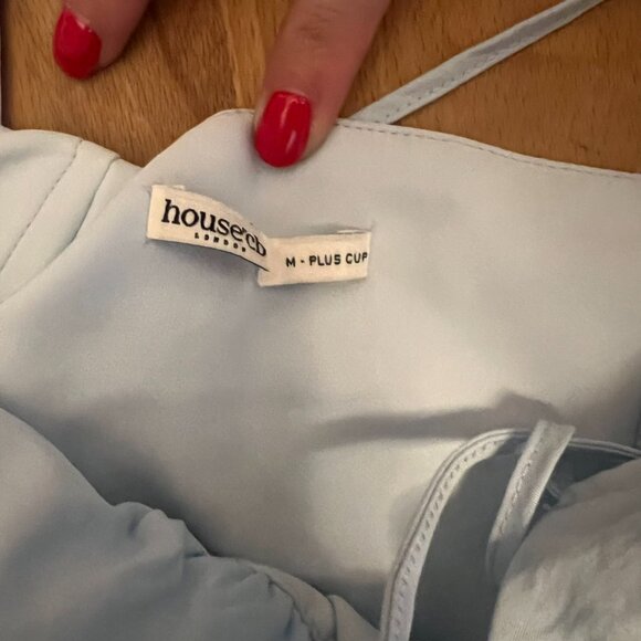 House of CB "Carmen" Baby Blue Dress (M Plus Cup) - Picture 11 of 12